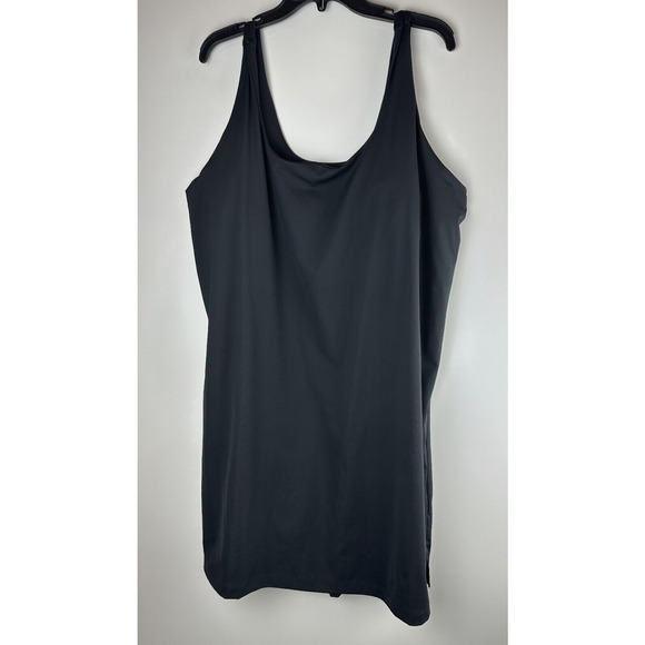 Old Navy PowerSoft Square Neck Athletic Dress Go Dry Black Bodysuit Plus Size 3X - Picture 12 of 13